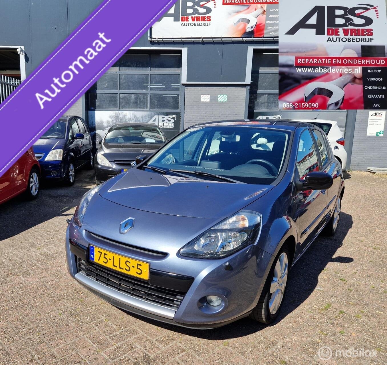 Renault Clio 1.6 20th Anniversary AUTOMAAT AIRCO CR CONTROL, Auto's, Renault, 535 kg, Gebruikt, 4 cilinders, 1165 kg