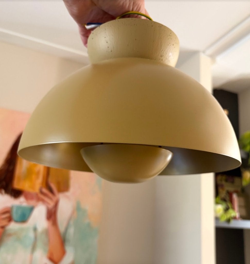 Riba oker lamp kwantum, Ophalen of Verzenden, Zo goed als nieuw, Minder dan 100 cm