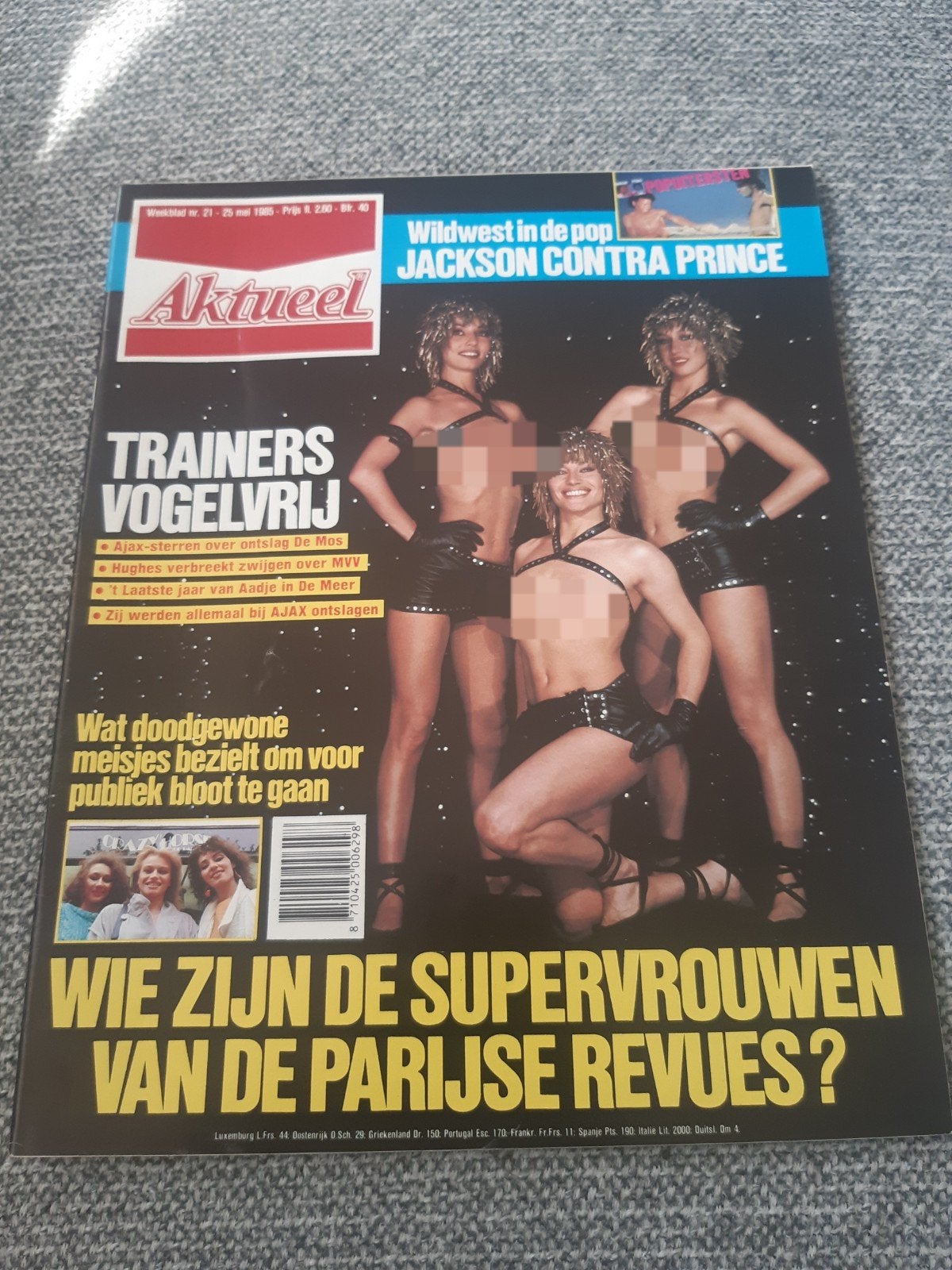 21.Aktueel 1985. Michael Jackson. Prince. Max Moszkowicz. Jo, Verzenden, 1980 tot heden, Tijdschrift