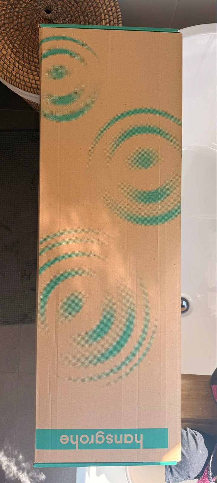 Hansgrohe Douchekraan met dubbele Douchekop, Ophalen, Gebruikt, Douche