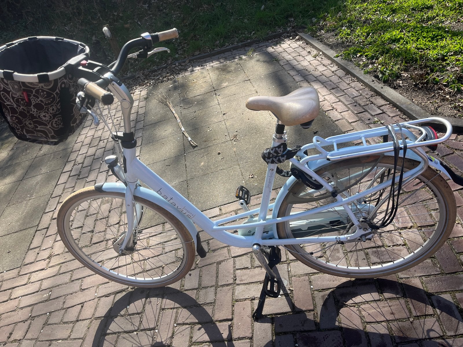 Batavus Mambo de Luxe mamafiets - Zeer goede staat, Fietsen en Brommers, Fietsen | Dames | Moederfietsen, Ophalen, 2 zitjes, 56 cm of meer