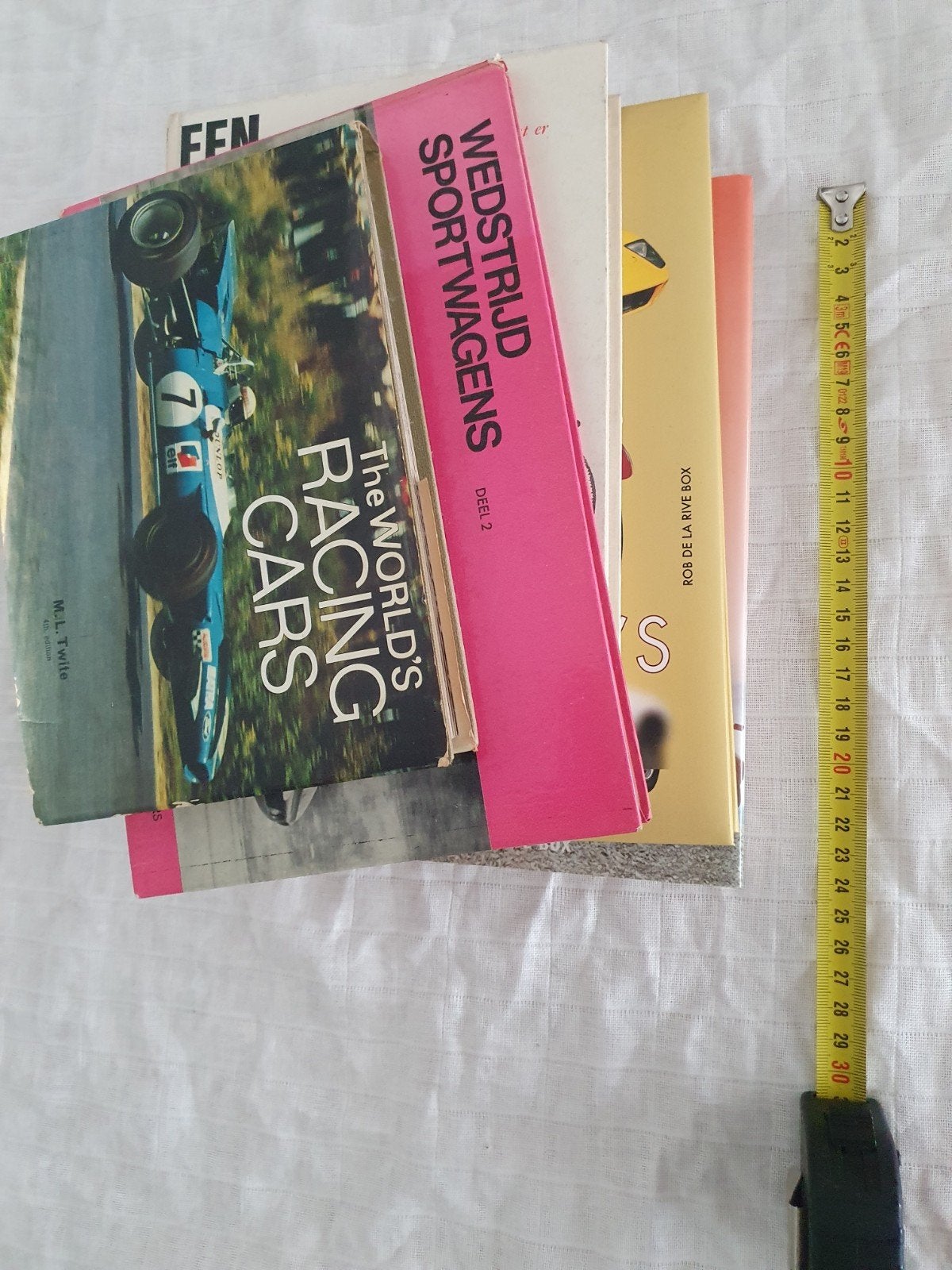 Collectie autoboeken: Sportwagens, Oldtimers, Racing Cars, Boeken, Ophalen of Verzenden, Gelezen, Algemeen, Hans Peters, Rob de la Rive Box, Neil Twitte