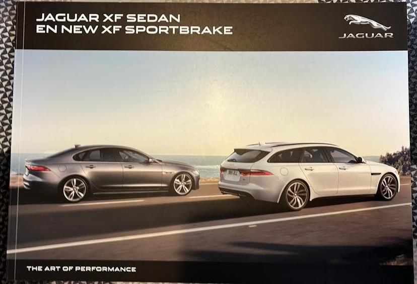 Originele dikke NL Jaguar XF Sedan en XF Sportbrake brochure, Ophalen of Verzenden, Nieuw, Overige merken