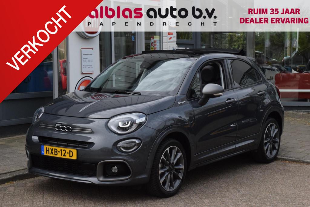 Fiat 500 X 1.5 Hybrid Sport Cabrio|ACC|Cam.|Carplay, Auto's, Fiat, Bedrijf, Te koop, 500X, ABS, Achteruitrijcamera, Adaptive Cruise Control