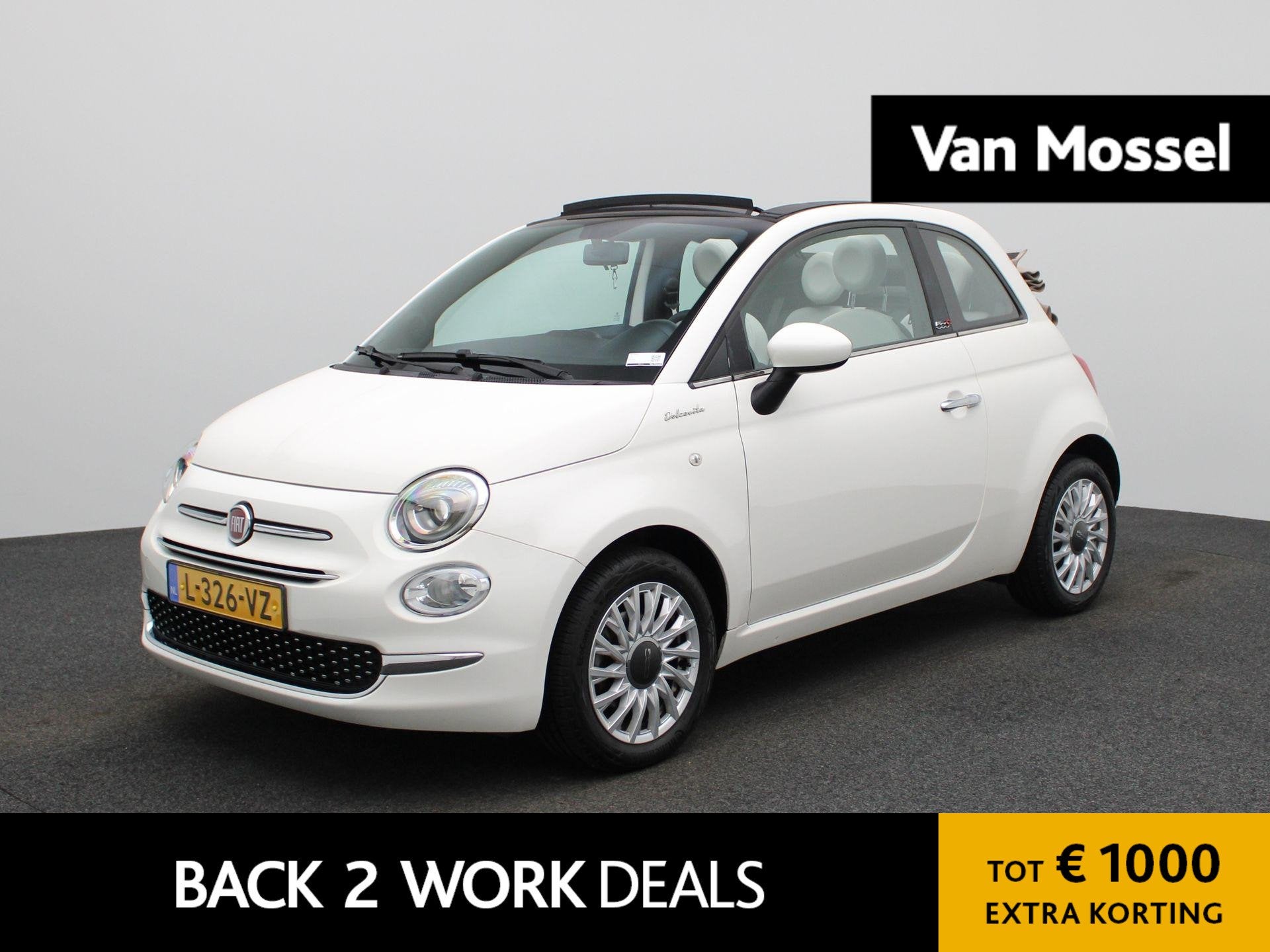 Fiat 500 C 1.0 Hybrid Dolcevita | Cabrio | Parkeer sensoren