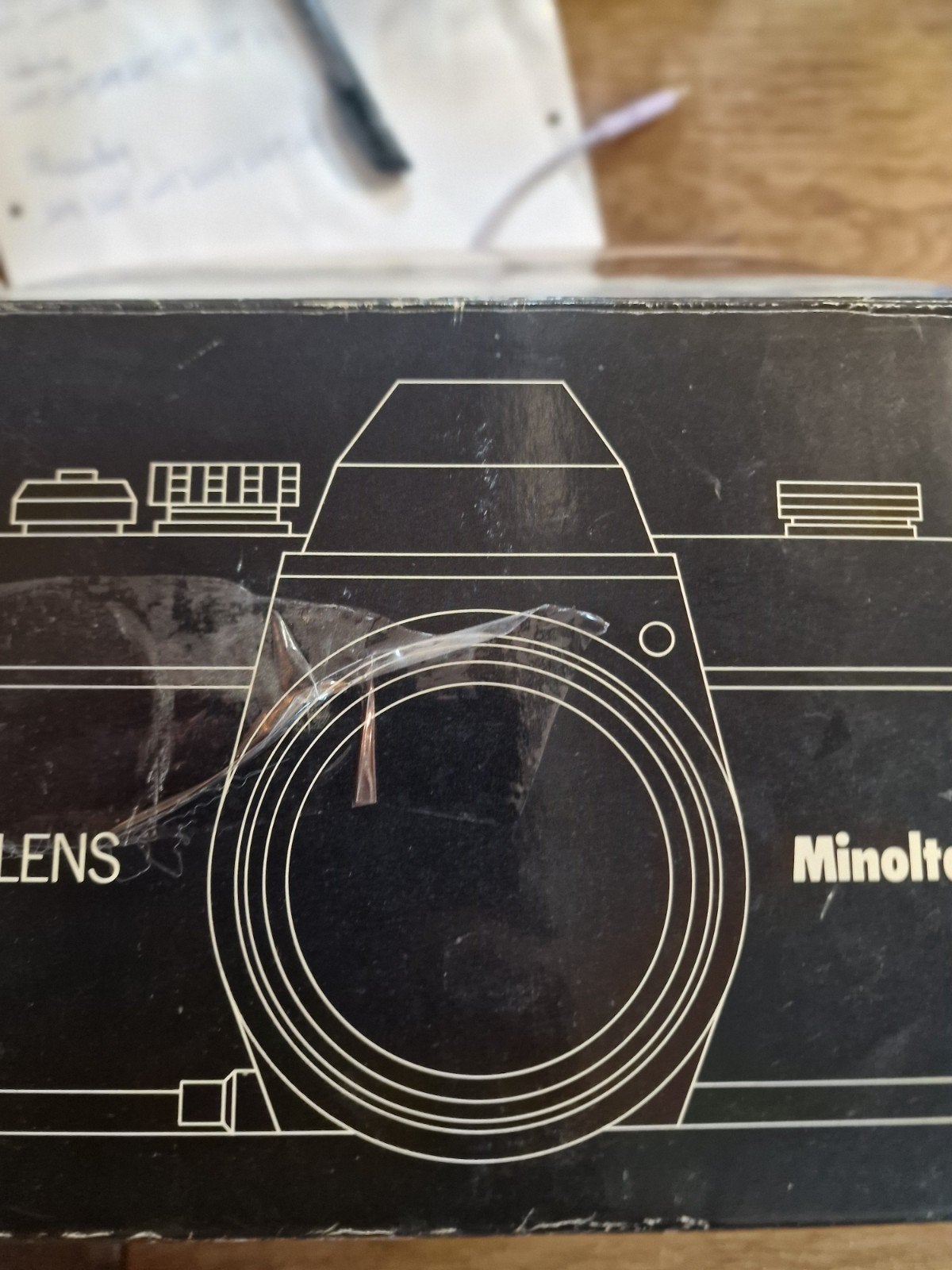 Minolta SRT100 spiegelreflexcamera met 50mm lens, Ophalen, Gebruikt, Spiegelreflex, Minolta