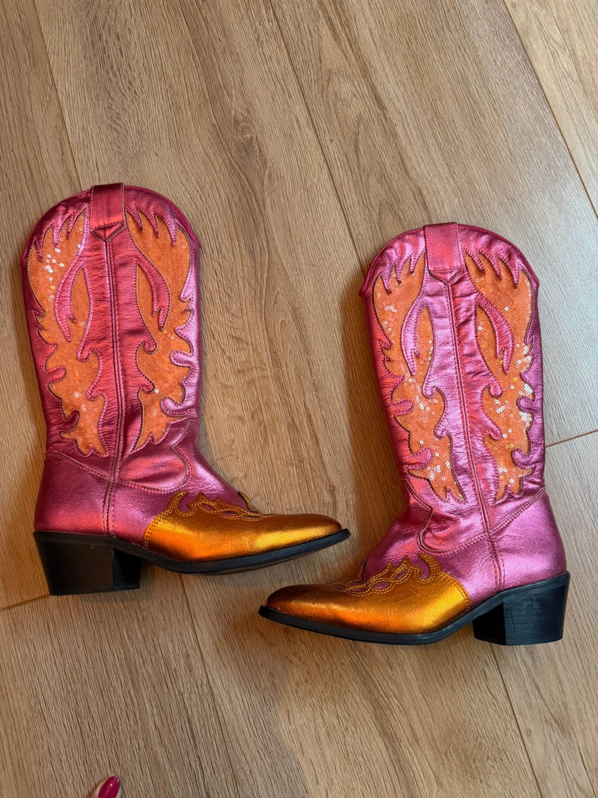 DWRS laarzen 37 zgan, Kleding | Dames, Schoenen, Hoge laarzen, Ophalen of Verzenden, Zo goed als nieuw, Roze