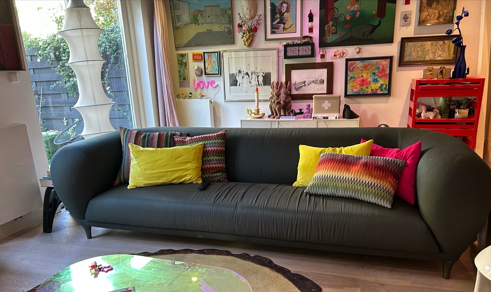 Marcel Wanders Bank Mongolfiere, Ophalen, 250 tot 300 cm, Gebruikt, 75 tot 100 cm
