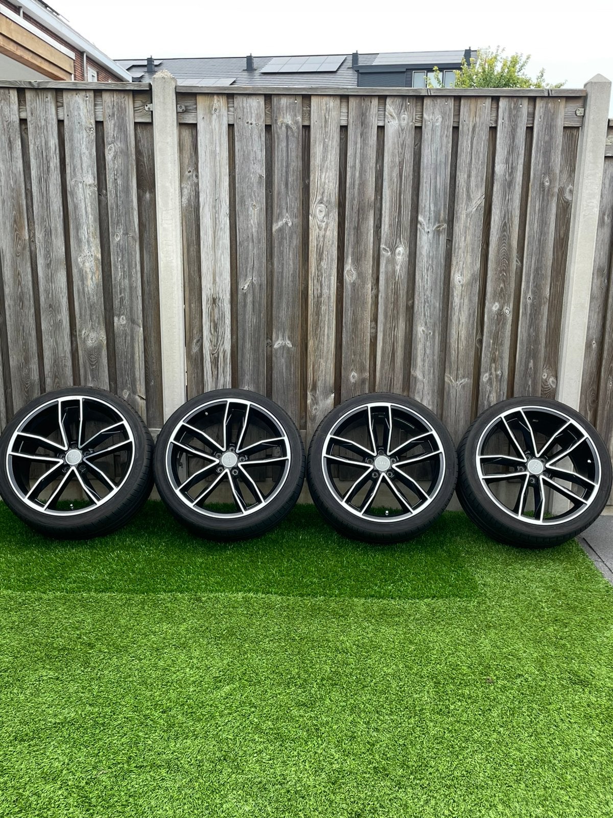 20 Inch 5x112 Velgen+Zomerbanden oa:Audi+Vw+Mercedes+Skoda+B, Ophalen, Gebruikt, 255 mm, Banden en Velgen