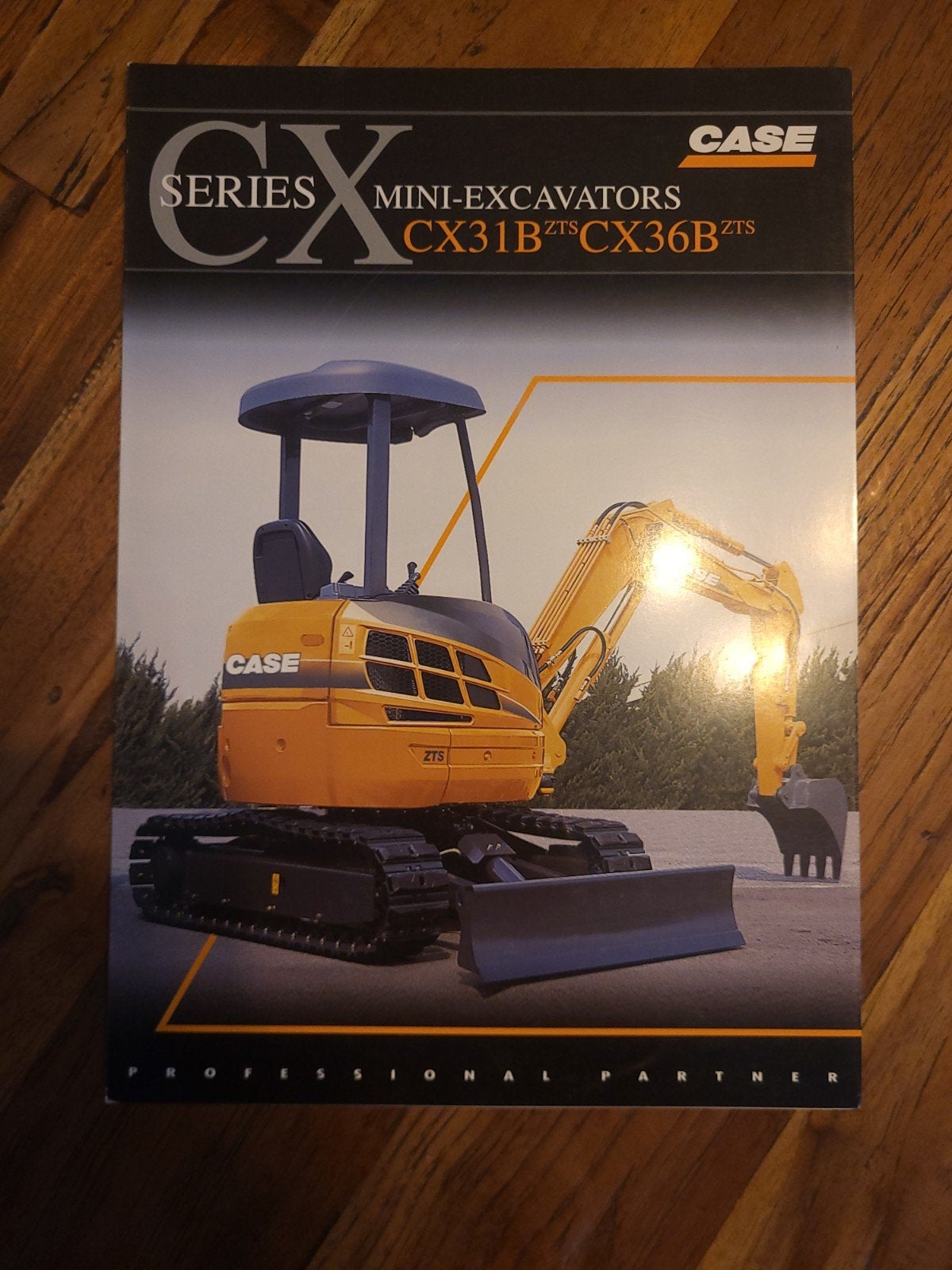 tractor folder Case CX series mini excavators, Ophalen of Verzenden, Zo goed als nieuw
