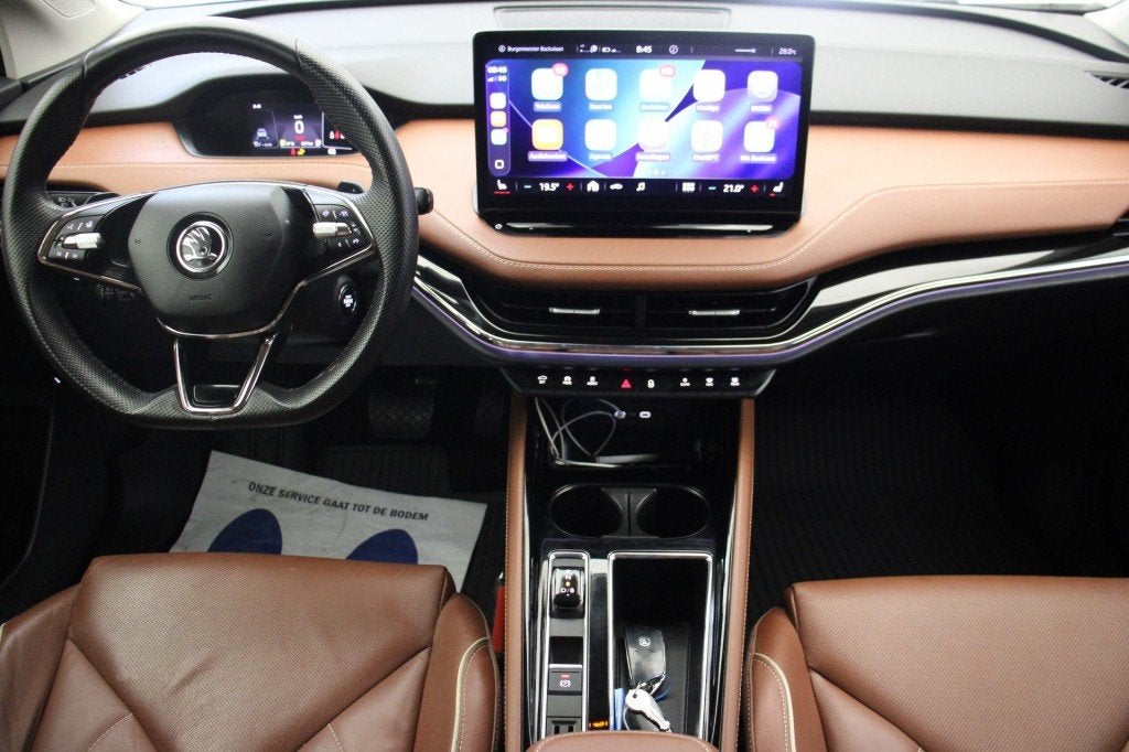 Skoda ENYAQ 60 - Carplay, Camera, Leer, Memory, Stoelverw. A, Auto's, Skoda, 34 min, Achterwielaandrijving, Gebruikt, USB