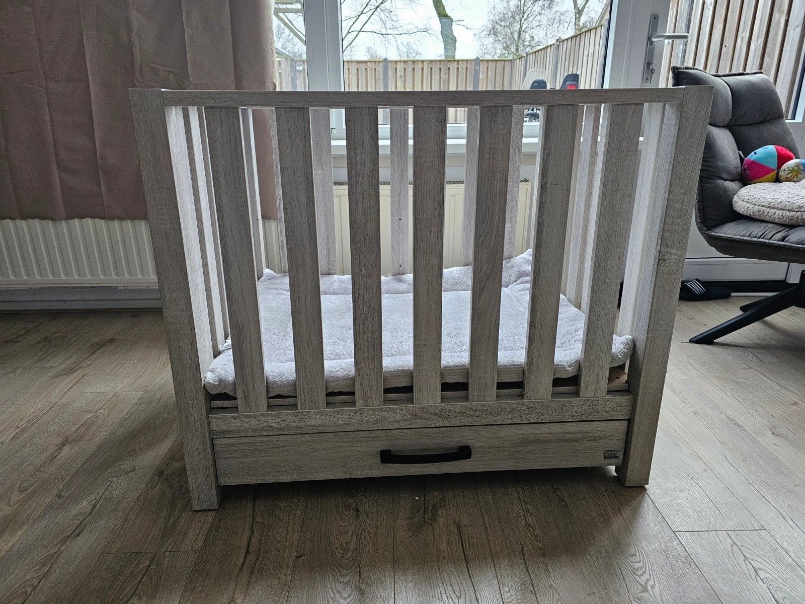 TWF Box met Lade - Hout - 79x101x85 cm, Ophalen, Zo goed als nieuw, Minder dan 140 cm, 100 cm of meer