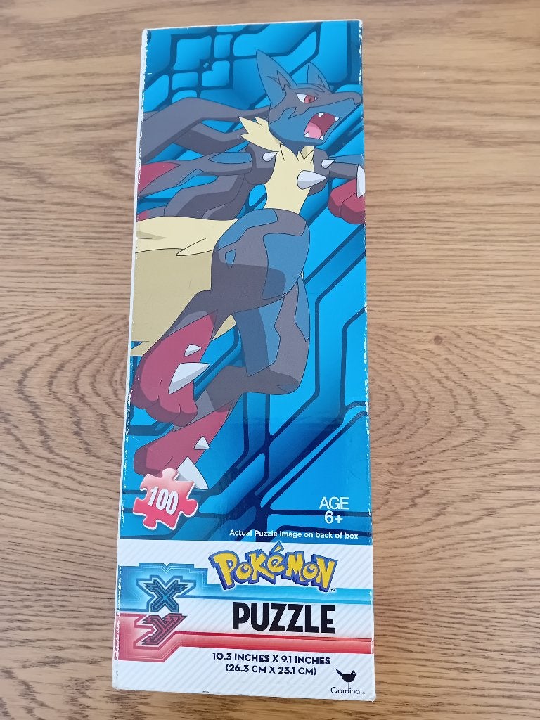 Pokémon puzzel 100 stuks compleet, Ophalen of Verzenden, Meer dan 50 stukjes, Zo goed als nieuw, 6 jaar of ouder