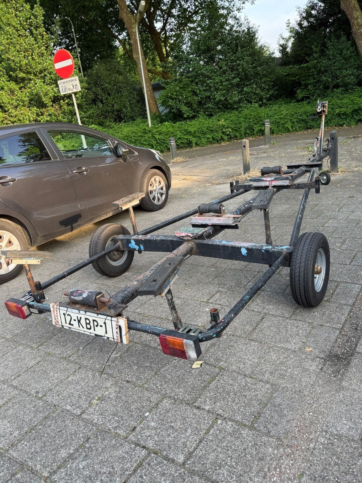 Boottrailer, Watersport en Boten, Boottrailers, Gebruikt, Overige typen, Minder dan 6 meter, Ophalen