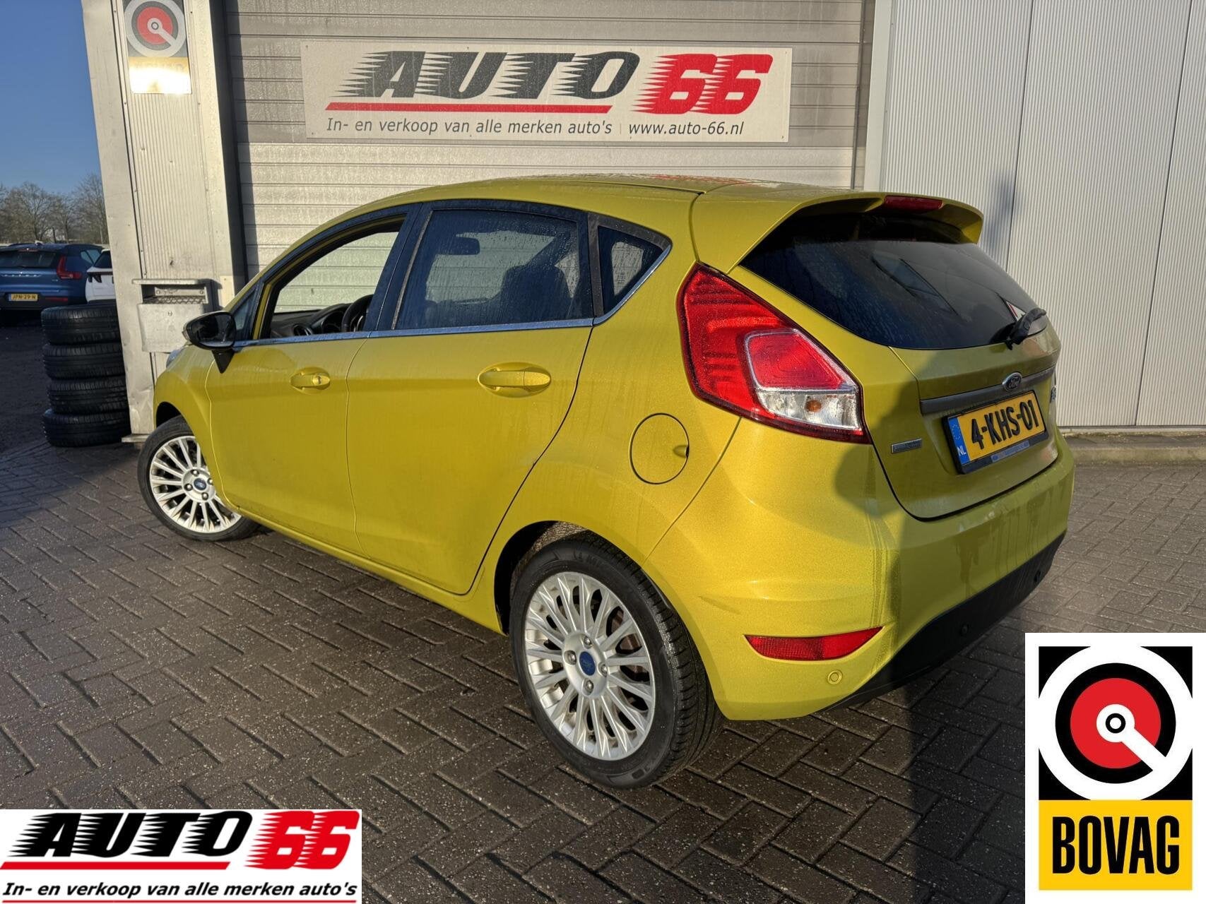 Ford Fiesta 1.0 EcoBoost Titanium, Voorwielaandrijving, Euro 5, Zwart, 23 km/l