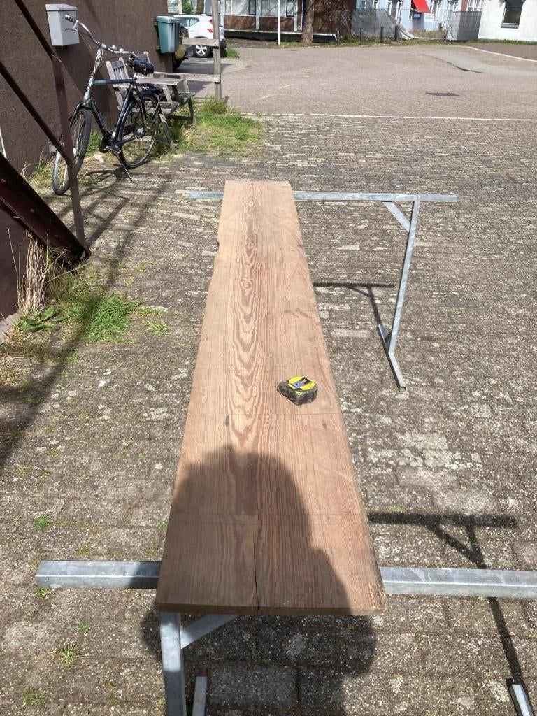 Planken, grenen, tatajuba red cedar en meranti, Doe-het-zelf en Verbouw, Hout en Planken, Ophalen, 25 tot 50 mm, Zo goed als nieuw