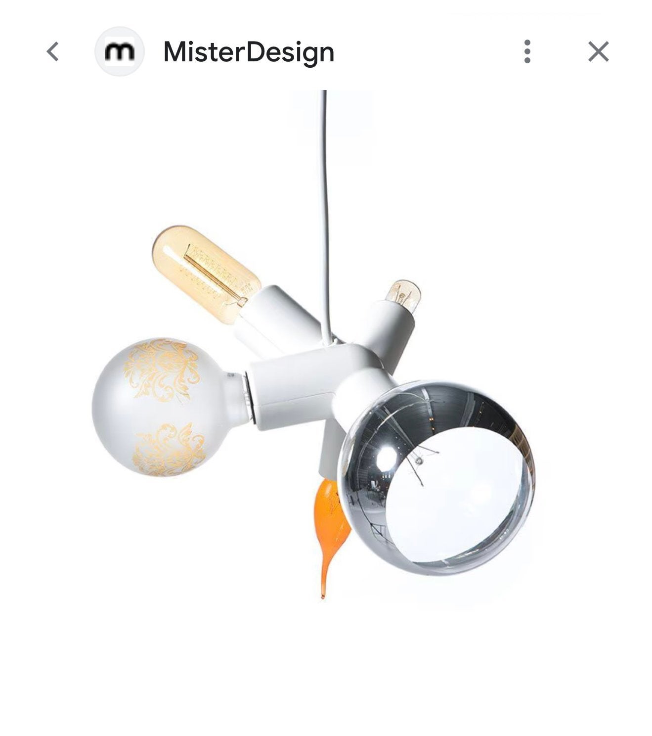 Design cluster hanglamp Moooi, Ophalen, Gebruikt, Metaal, E27 (groot)