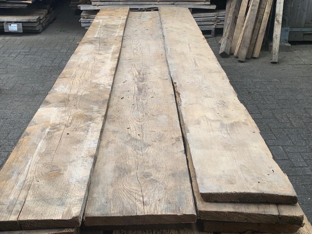 Barnwood authentiek oude planken afkomstig van oude schuur., Ophalen, Gebruikt, Minder dan 25 mm, Plank