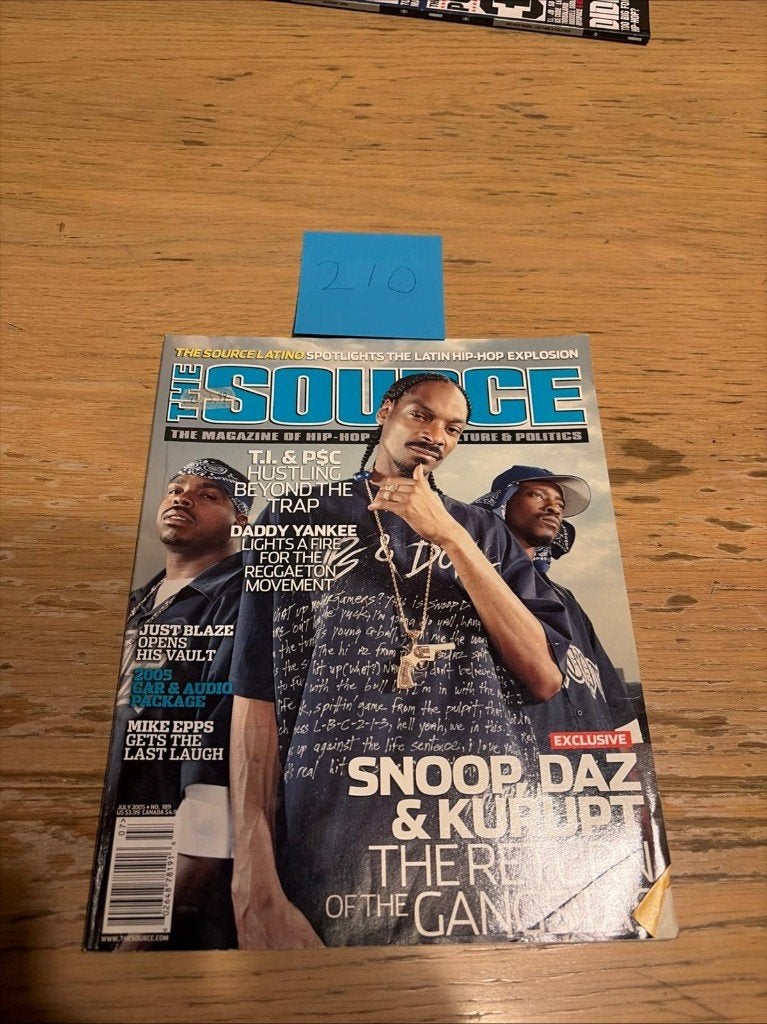 The Source Magazine - Juli 2005 - Snoop Dogg Cover, Ophalen of Verzenden, Zo goed als nieuw, Muziek, Film of Tv