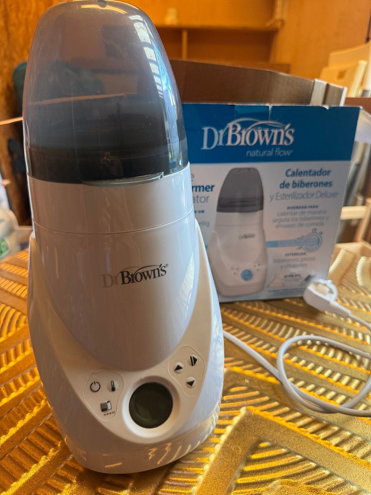 Dr. Brown's Flessenwarmer en Sterilisator Deluxe, Ophalen, Zo goed als nieuw