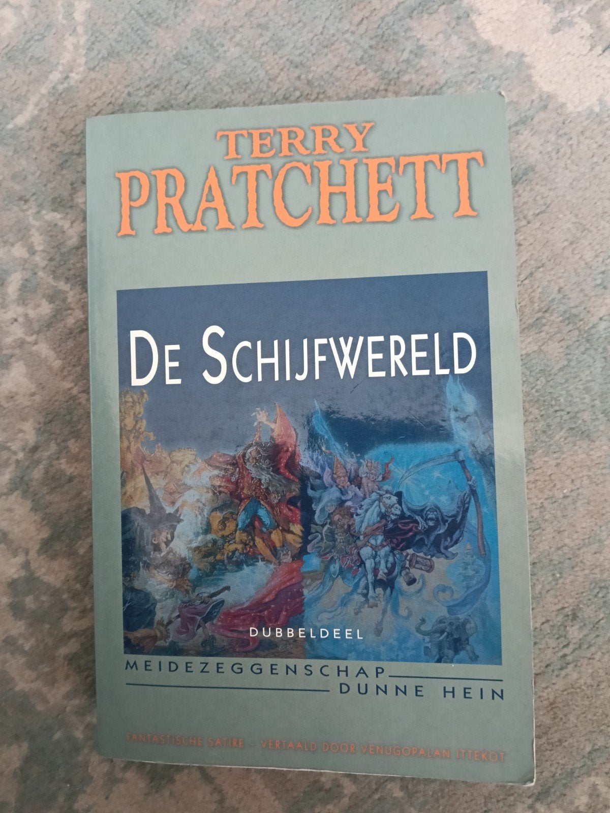 Terry Pratchett - Schijfwereld meidezeggenschap - dunne hein, Boeken, Ophalen of Verzenden, Zo goed als nieuw, Terry Pratchett