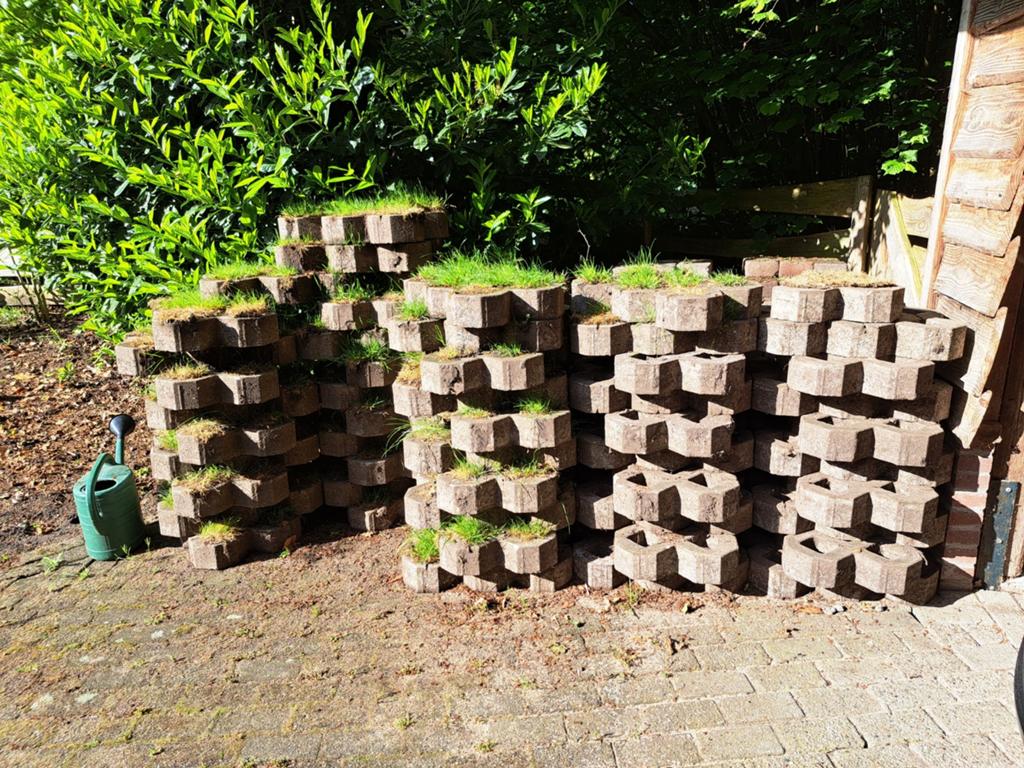 Grasbetontegels / Grastegels / Erfverharding, Tuin en Terras, Tegels en Klinkers, Ophalen, Beton, Overige typen
