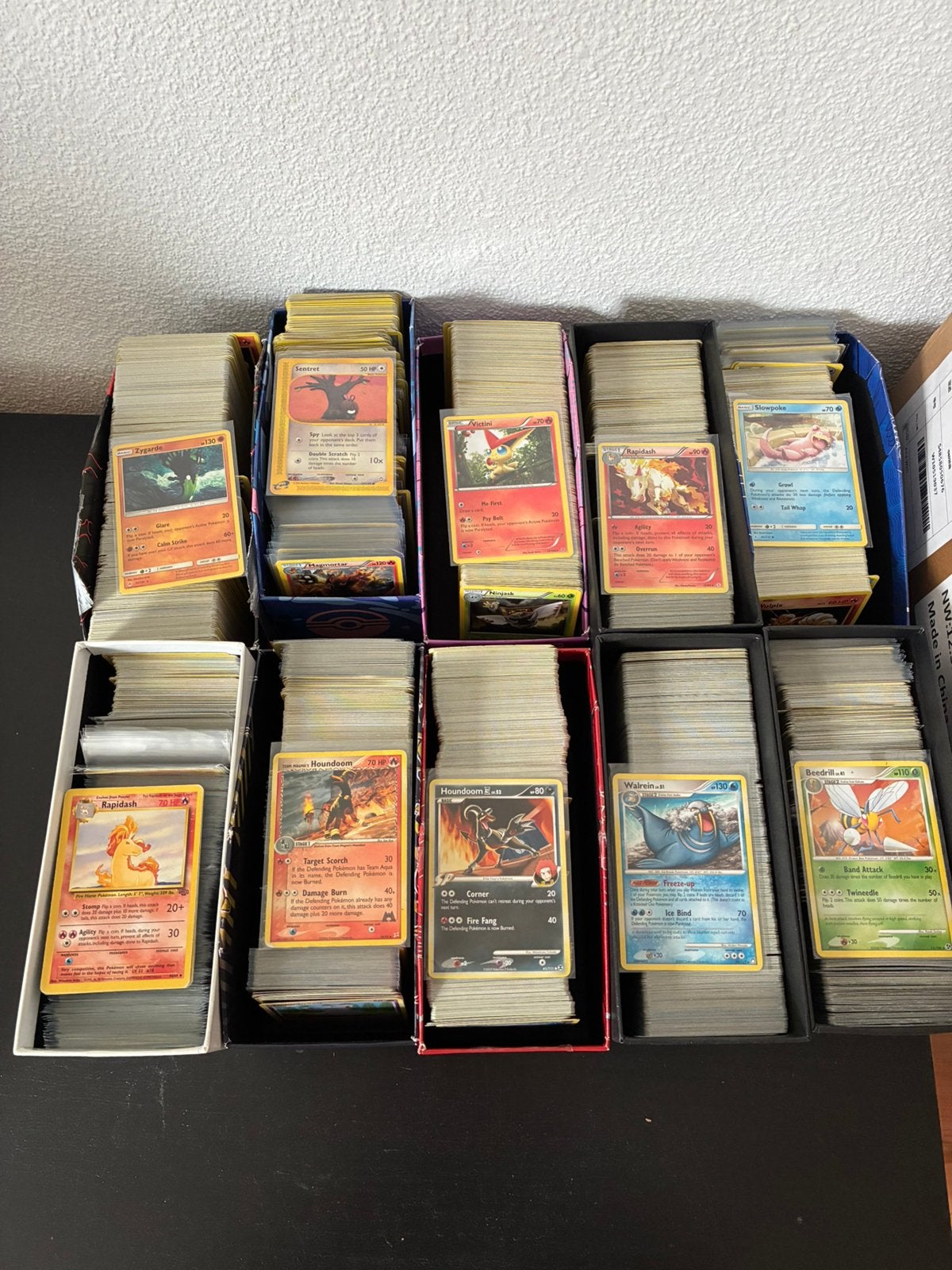 Pokemon 5.000 vintage bulk WOTC tm sun and moon, Ophalen of Verzenden, Zo goed als nieuw, Meerdere kaarten