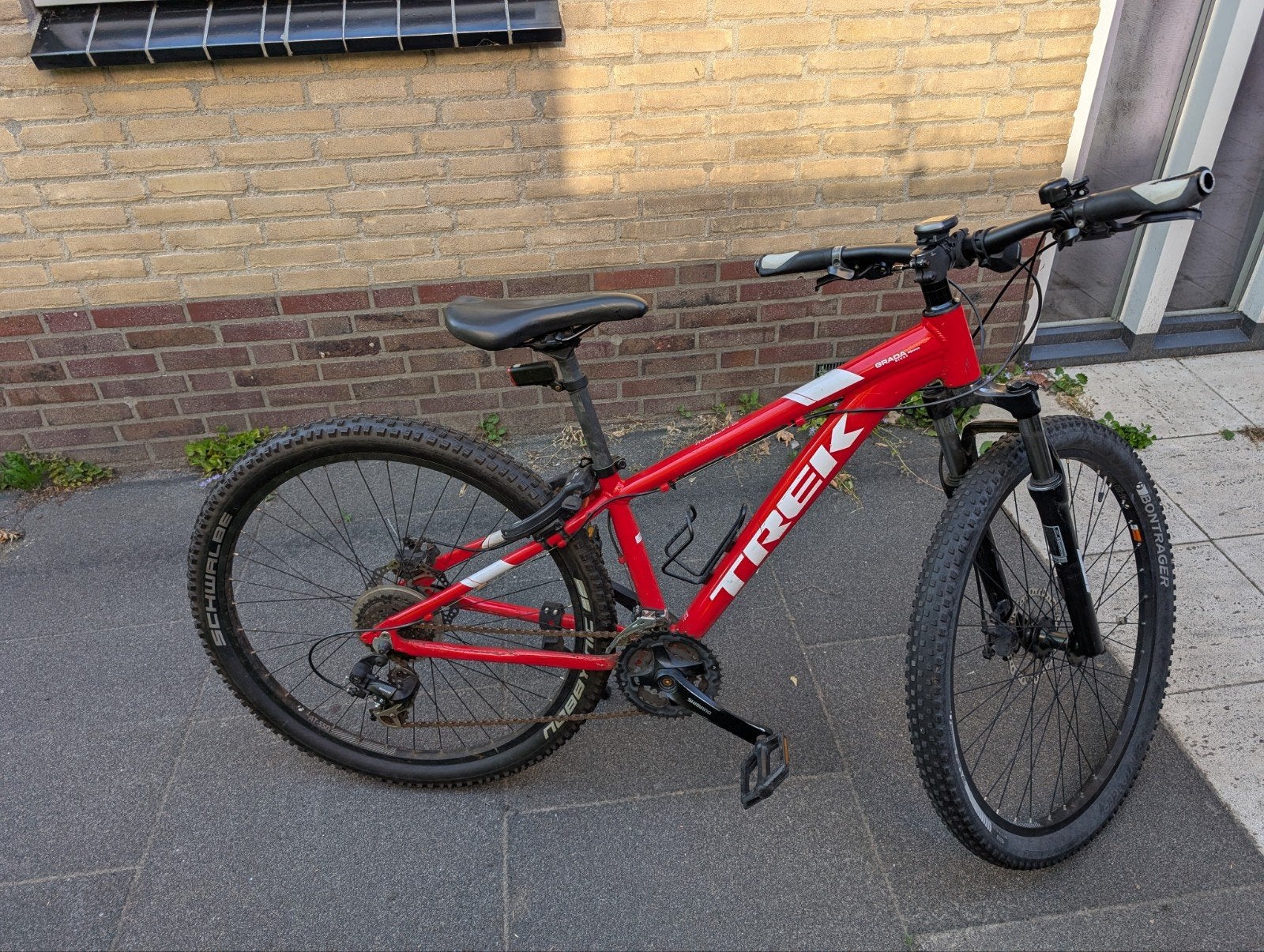Trek Marlin 6 Gen 1 Mountainbike - Rood, Fietsen en Brommers, Fietsen | Mountainbikes en ATB, Gebruikt, Hardtail, Schijfrem, Trek