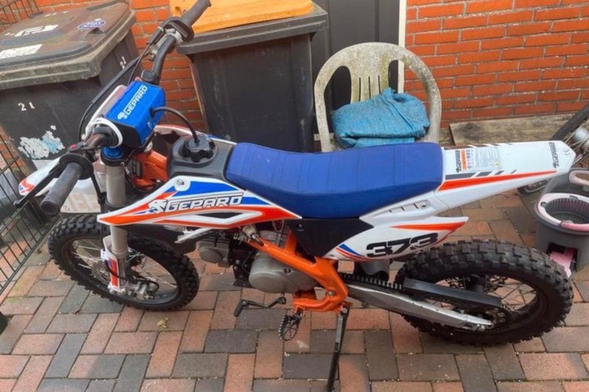 Crossmotor 125cc, 125 cc, Zo goed als nieuw, 4 versnellingen, Ophalen