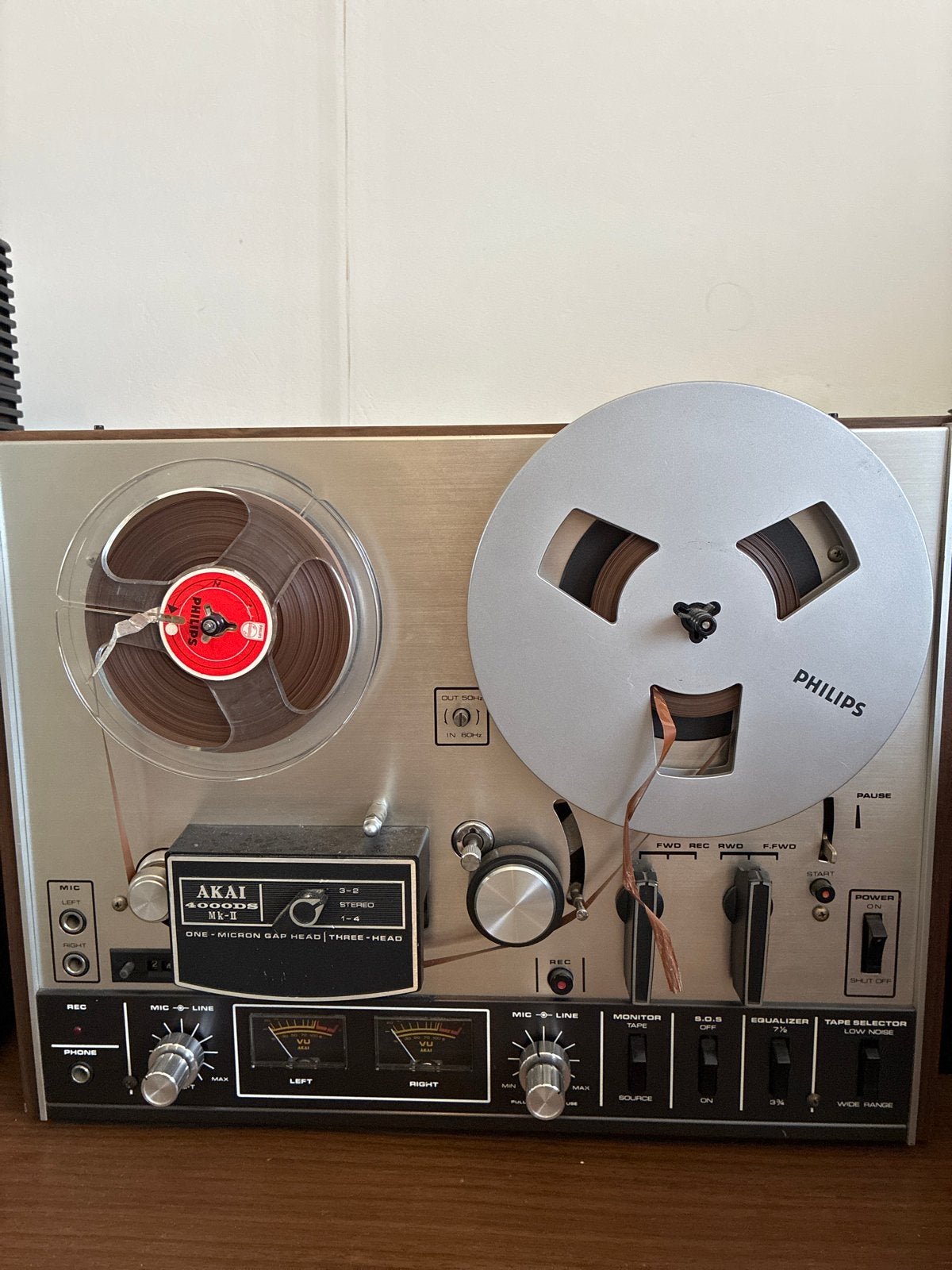 Akai 4000DS MKII Bandrecorder, Ophalen, Bandrecorder, Met banden