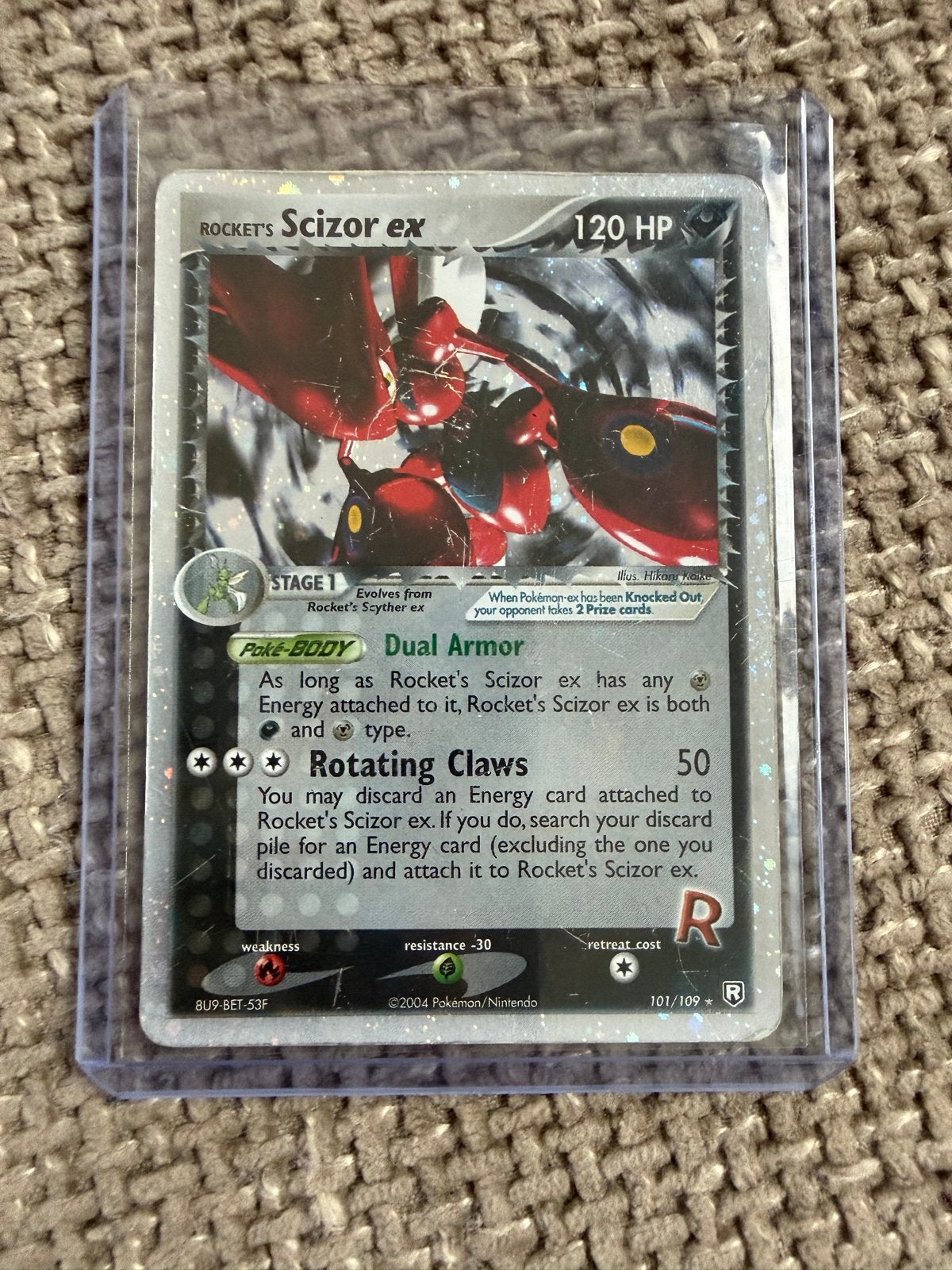 Rocket's Scizor ex 101/109 - EX Team Rocket Returns, Ophalen of Verzenden, Gebruikt, Losse kaart