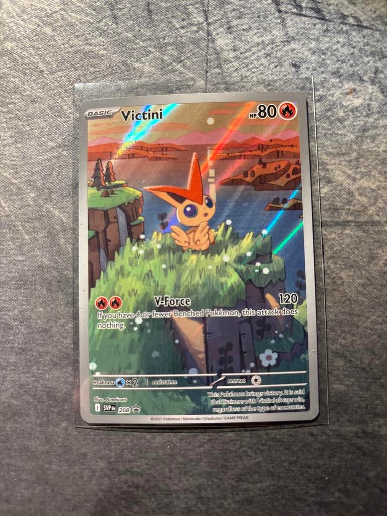 Victini (SVP 208) Pokémon Kaart, Hobby en Vrije tijd, Verzamelkaartspellen | Pokémon, Ophalen of Verzenden, Nieuw, Losse kaart