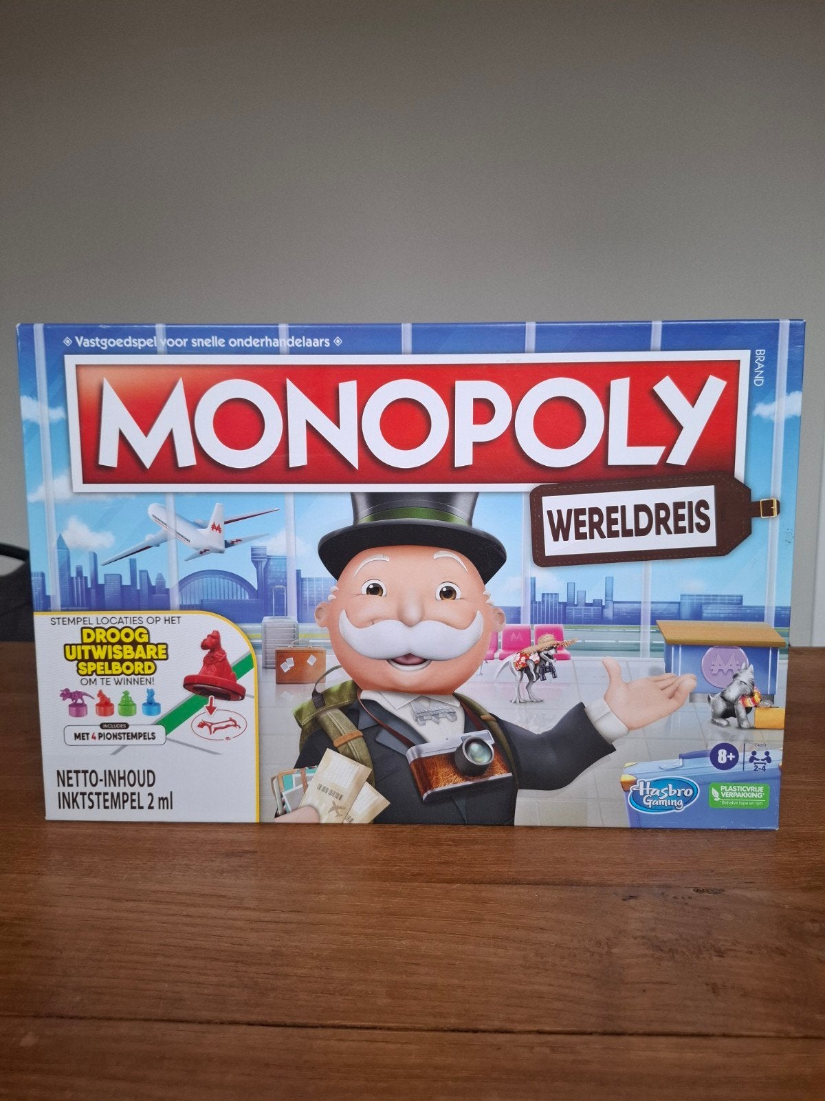 Monopoly Wereldreis - Kaartjes gestempeld, Hobby en Vrije tijd, Ophalen of Verzenden, Gebruikt
