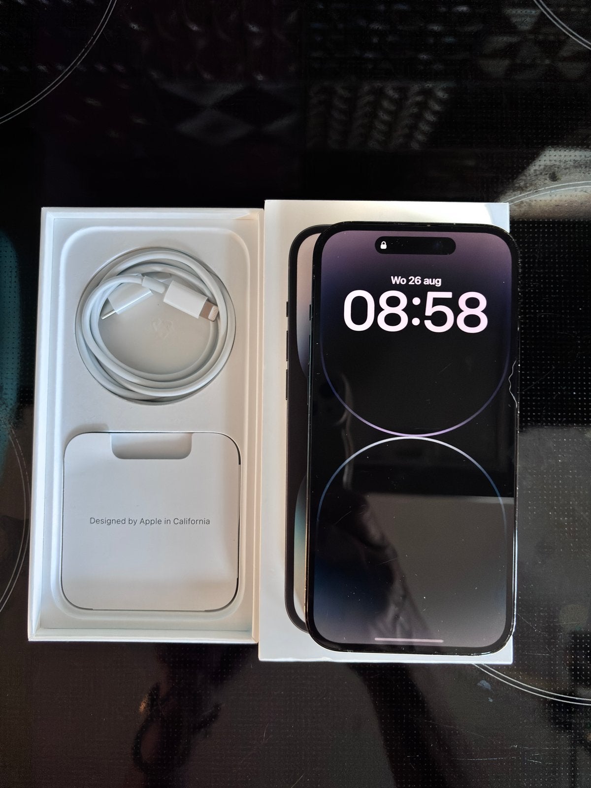 iPhone 14 Pro 128GB Zwart - Nieuwe Apple Batterij, Telecommunicatie, Mobiele telefoons | Apple iPhone, Ophalen, Zwart, Zonder simlock