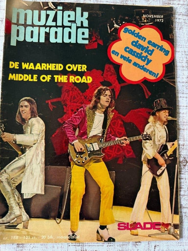 Muziek Parade 188 november 1972 compleet, Ophalen of Verzenden, 1960 tot 1980, Tijdschrift