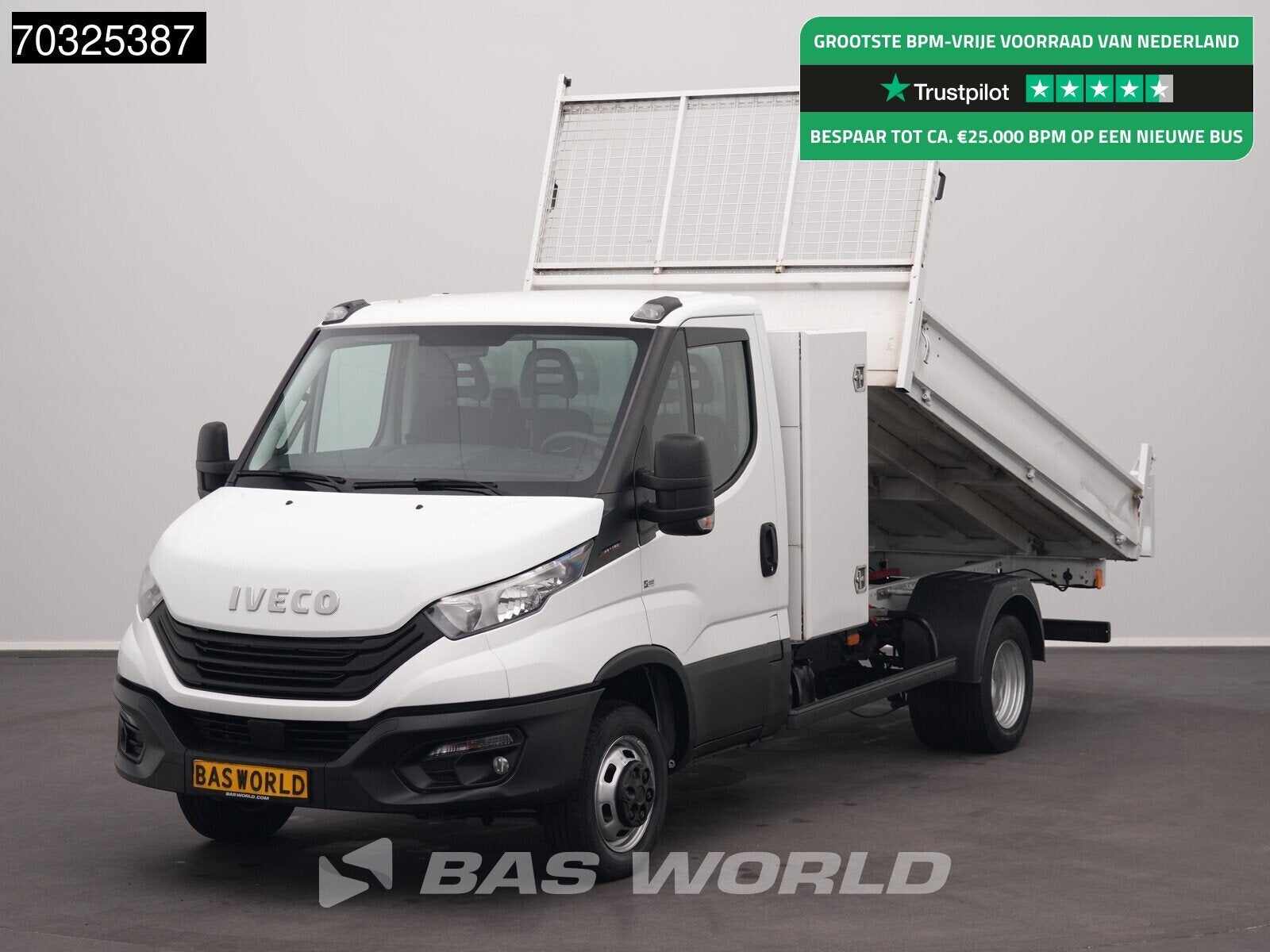 Iveco Daily 35C16 3.0L Kipper Doppelbereifung 3,5t AHK Navi, 3010 kg, Stof, Gebruikt, Euro 6