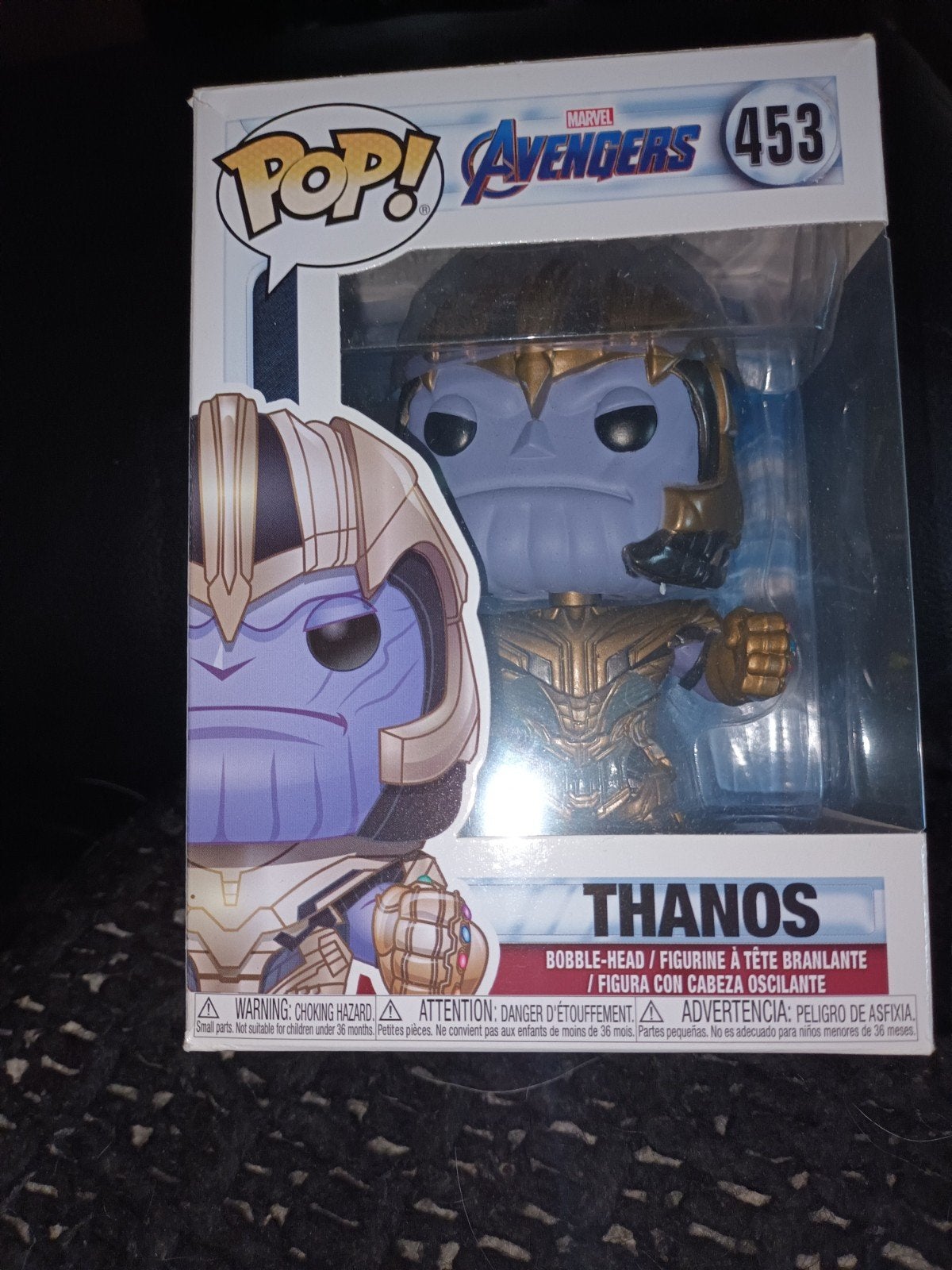 Funko Pop! Marvel Avengers Thanos #453 Bobble-Head, Verzamelen, Poppetjes en Figuurtjes, Zo goed als nieuw, Ophalen of Verzenden