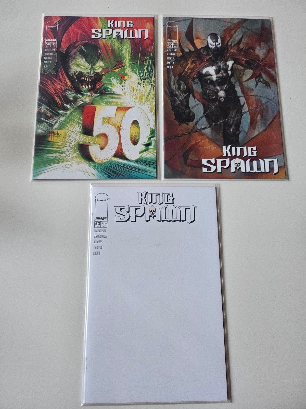 King Spawn #50 A/B/D (Comics), Eén comic, Ophalen of Verzenden, Zo goed als nieuw, Amerika