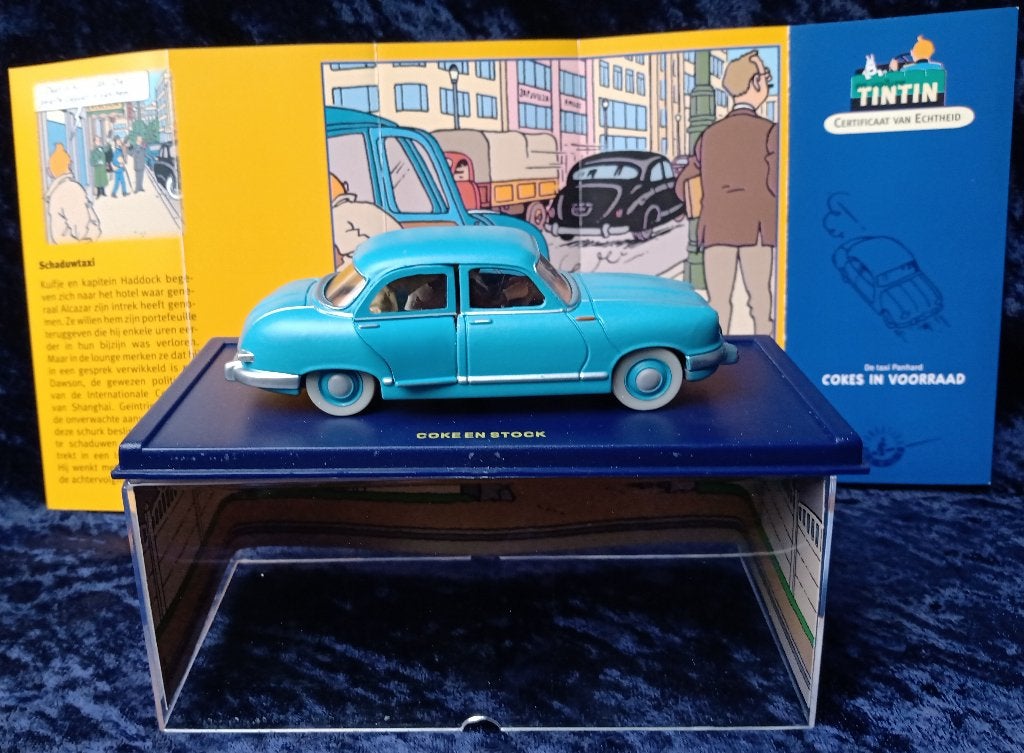 Kuifje auto No. 55 De taxi Panhard in "Cokes op voorraad", Ophalen of Verzenden, Zo goed als nieuw, Auto, Overige merken