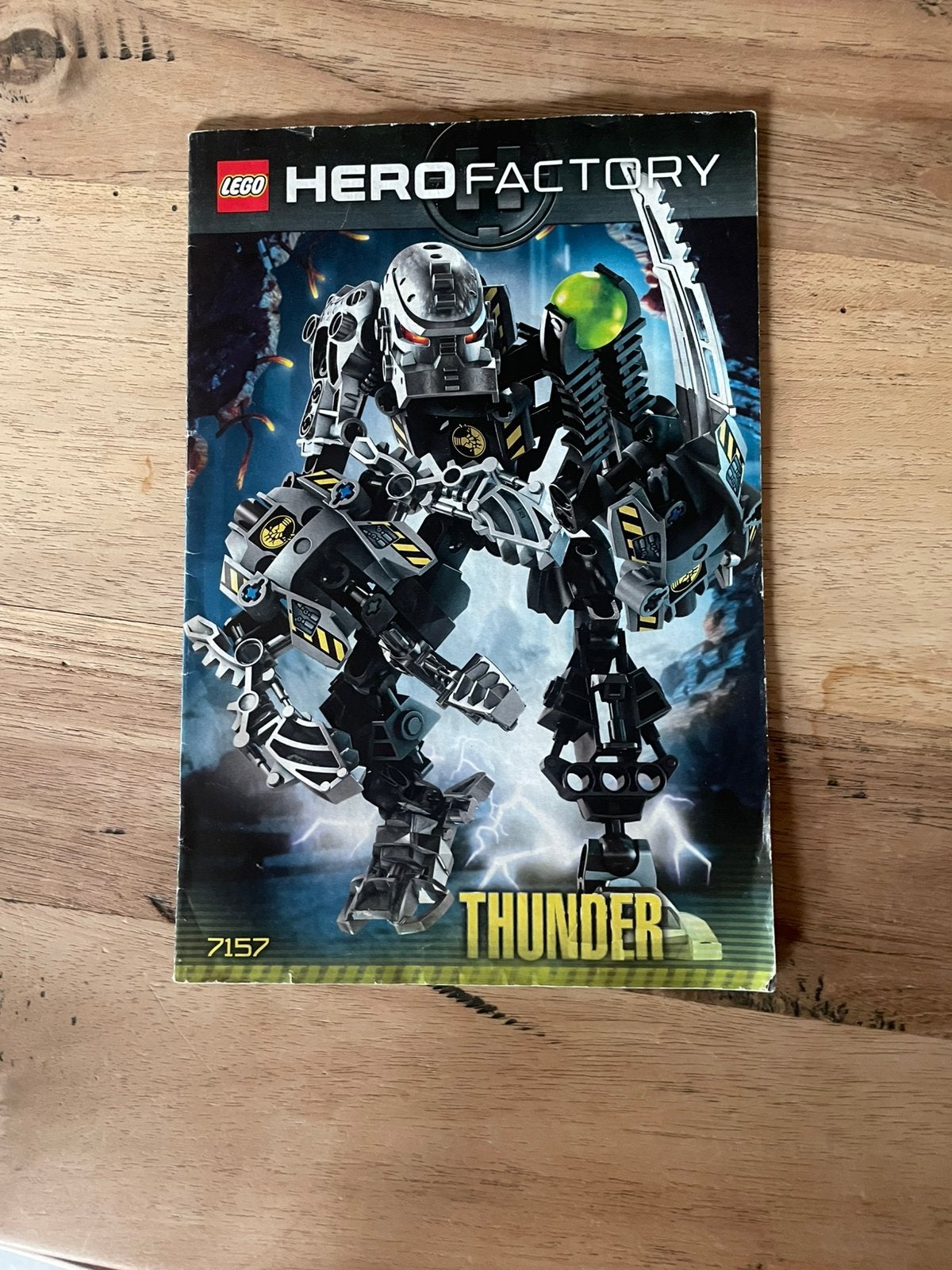 Lego Hero factory thunder 7157, Kinderen en Baby's, Gebruikt, Bionicle, Inclusief instructies, Ophalen of Verzenden