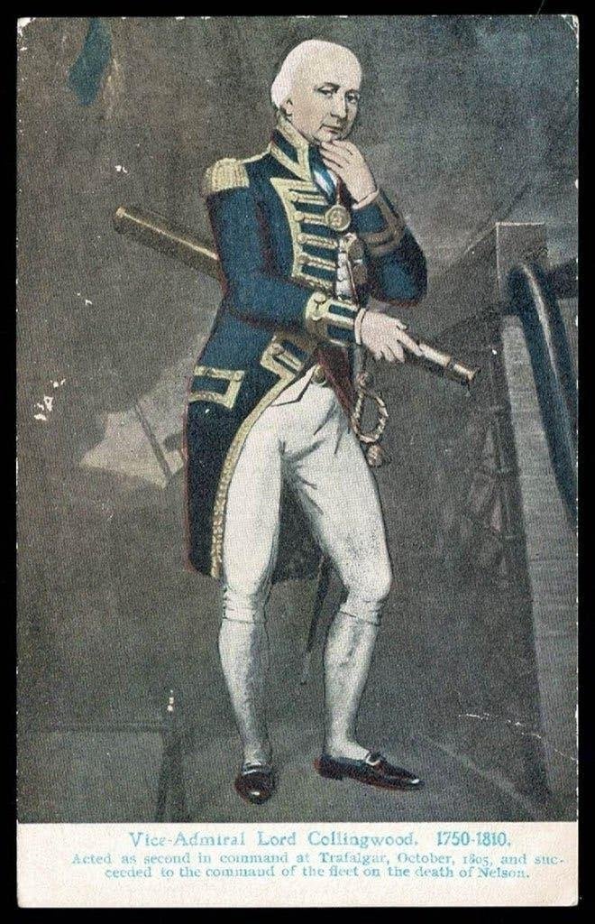 Engeland : Vice-Admiral Lord Collingwood - Trafalgar 1805, Verzamelen, Ophalen of Verzenden, Marine, Engeland, Foto of Poster