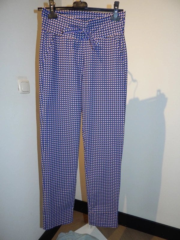 Studio Anneloes broek dikker travel print Als Nieuw XS/S, Studio Anneloes, Zo goed als nieuw, Maat 34 (XS) of kleiner, Lang