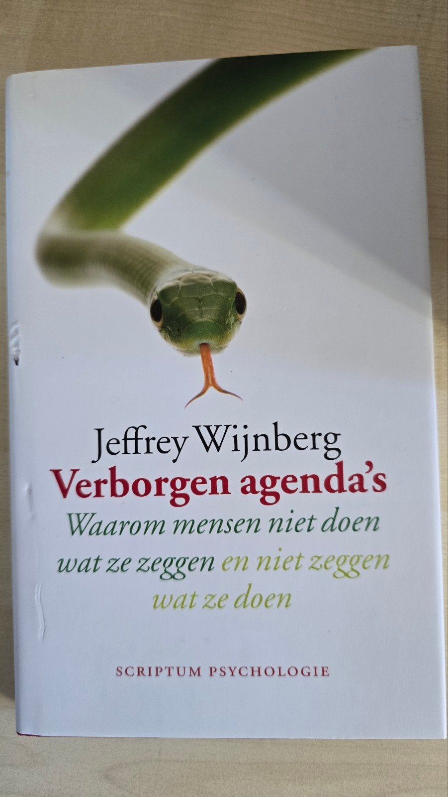 J. Wijnberg - Verborgen agenda's, Ophalen of Verzenden, J. Wijnberg, Ontwikkelingspsychologie, Zo goed als nieuw