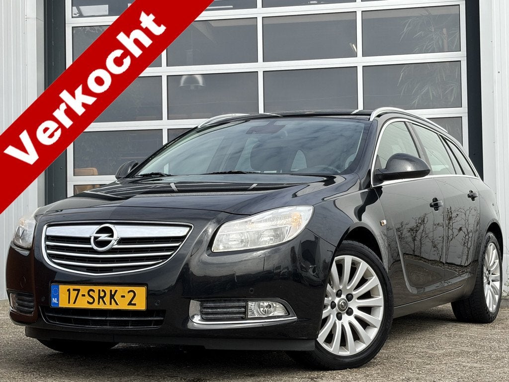 Opel Insignia Sports Tourer 1.4 Turbo EcoFLEX Business Editi, Euro 5, Stof, Gebruikt, Zwart