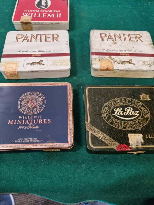 Sigarenblikjes panter lapaz, Verzamelen, Blikken, Ophalen of Verzenden