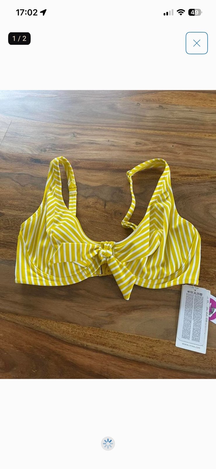 Freya bikini top maat 70f en 85f model beach hut, Kleding | Dames, Badmode en Zwemkleding, Verzenden, Nieuw, Geel, Overige typen