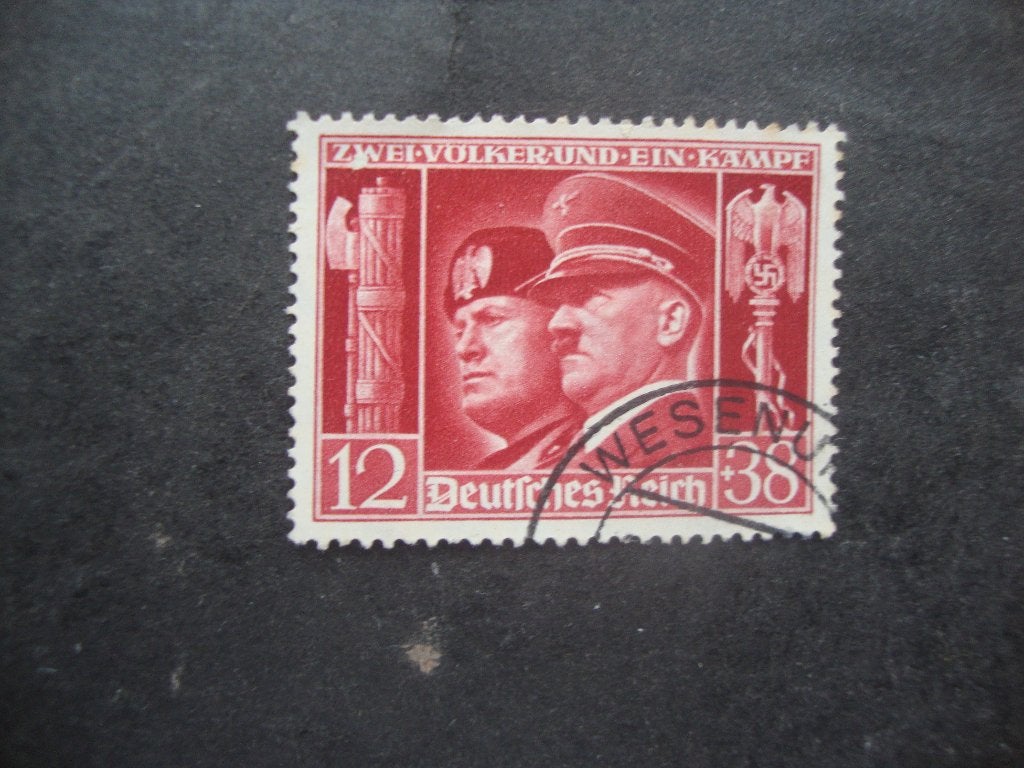 Duitse Rijk Nr. 763 estempeld. ( Hitler/Mussolini ), Ophalen of Verzenden, Overige periodes, Gestempeld