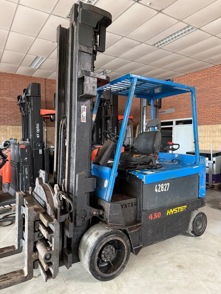Heftruck Hyster E4.50XL Elektro 4500KG + KAUP 360 Rotator, Ophalen, Heftruck, Hyster, Meer dan 4000 kg