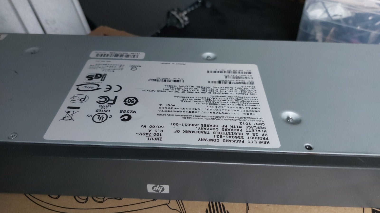 HP 336045-821 Voedingseenheid - Serveronderdeel, Ophalen of Verzenden