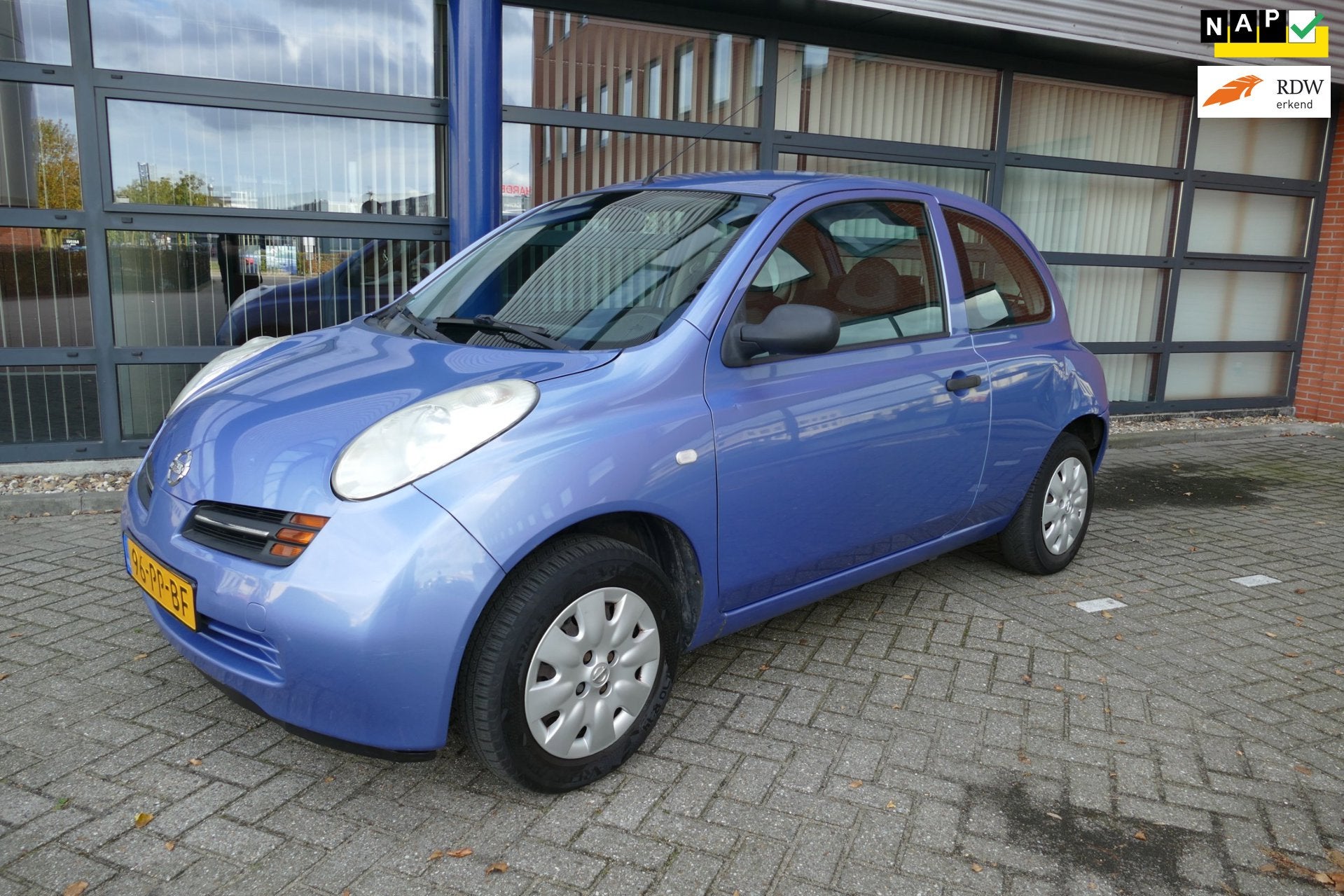 Nissan Micra 1.2 Visia 3 drs Apk 7-11-2027 Trekhaak, Auto's, Stof, Gebruikt, 31 €/maand, 4 cilinders